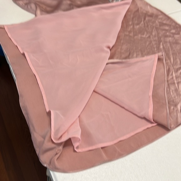 Wilfred Aritzia Lune Wrap Dress in Mauve Mousse Pink Sz Large - Picture 10 of 12